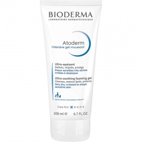 BIODERMA ATODERM INTENSIVE GEL MOUSSANT ŁAGODNY ŻEL OCZYSZCZAJĄCY 200 ml